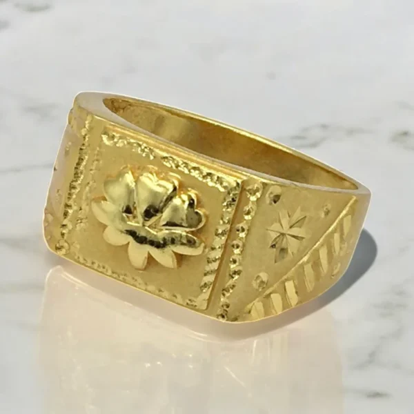Warrior's Legacy Micro Gold Plated Ring